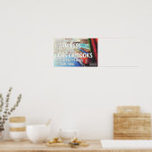 Geluk en boeken poster (Keuken)