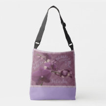Geluk en Schoonheid paarse vintage bloem