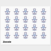 Geluk & Geluk Ronde Sticker (Vel)