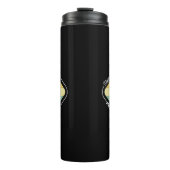 Geluk heeft poten ontwerp thermosbeker (Voorkant)