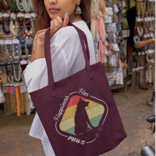 Geluk heeft poten ontwerp tote bag