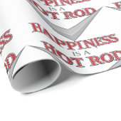 Geluk Hot Rod Cadeaupapier (Rol Hoek)