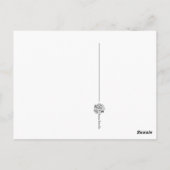 "Geluk" - inspirerend quote briefkaart (Achterkant)