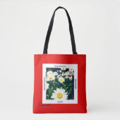 "Geluk is afhankelijk van de eigen Canvas tas" Tote Bag (Voorkant)