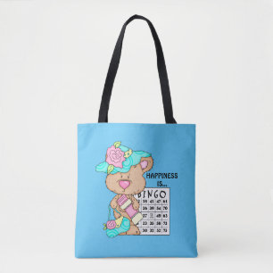 Geluk is Bingo Gambling canvas tas
