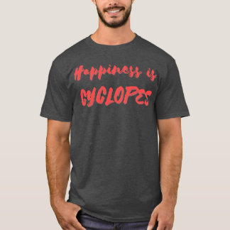 Geluk is cyclopen t-shirt