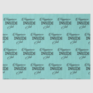 Geluk is een binnenbaan tissuepapier