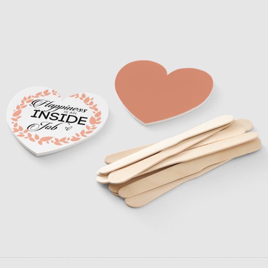 Geluk is een binnenwerk met een grote kans handwaaier (Niet-gemonteerd)