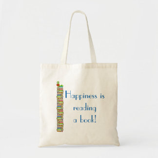 Geluk is een boek lezen tote bag