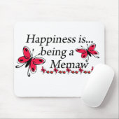 Geluk is een gedenkbakje. muismat (Met muis)