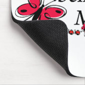 Geluk is een geweldige BUTTERFLY Muismat (Hoek)
