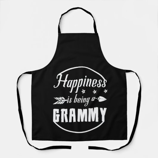 Geluk is een Grammy Cute Grammy Schort (Voorkant)