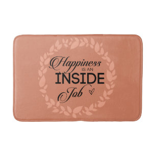 Geluk is een in-baan blush syndroom badmat