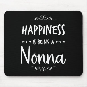 Geluk is een Italiaanse oma van Nonna Italië Muismat