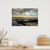 Geluk is een keuze poster (Keuken)