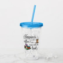 Geluk is een Koffiebeker en een geweldig boek