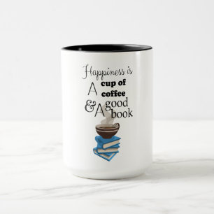 Geluk is een kop koffie en een goed boek