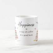 Geluk is een kopje koffie & een goed boek mok (Center)