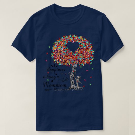 Geluk is een mama-T-shirt voor de da T-shirt (Design voorkant)