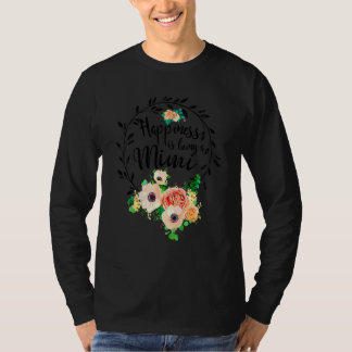 Geluk is een Mimi Floral Decoration T-shirt
