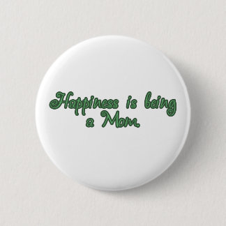 Geluk is een moeder ronde button 5,7 cm