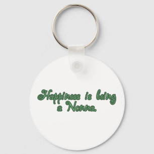 Geluk is een nonna sleutelhanger
