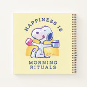 Geluk is een ochtendritueel notitieboek (Achterkant)