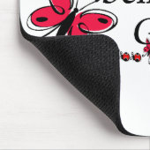 Geluk is een oma-BUTTERFLY Muismat (Hoek)