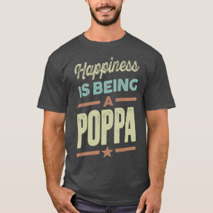 Geluk is een papaver t-shirt