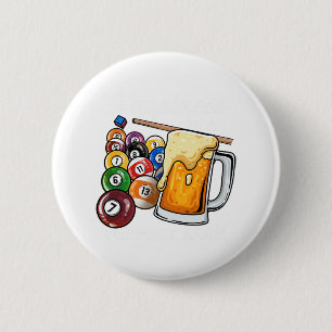 Geluk is een perfect rek in het zwembad biljart sp ronde button 5,7 cm