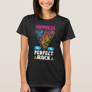 Geluk Is Een Perfecte Rek  Pool Biljart Speler T-shirt