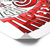 Geluk is een trieste kunstspeler poster (Hoek)