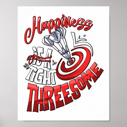 Geluk is een trieste kunstspeler poster (Voorkant)