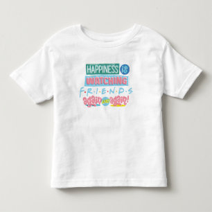 Geluk is FRIENDS™ weer en weer kijken Kinder Shirts