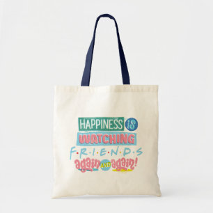 Geluk is FRIENDS™ weer en weer kijken Tote Bag