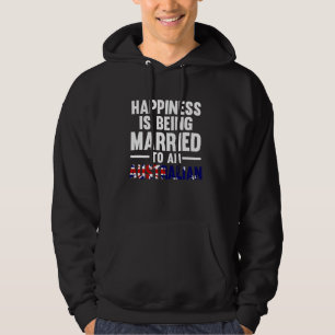 geluk is getrouwd zijn met een Australiër Hoodie