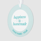 Geluk is Homemade Ornament (voorkant)