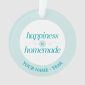 Geluk is Homemade Ornament (voorkant)