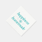 Geluk is Homemade Servetten (Hoek)