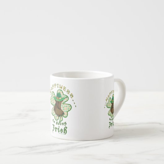 Geluk is Iers zijn Espresso Kop (Voorkant rechts)