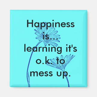 Geluk is... koelkastmagneet magneet