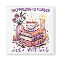 Geluk is koffie en een goed boek