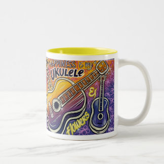 Geluk is koffie-Mok Tweekleurige Koffiemok