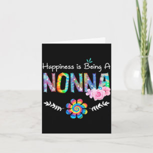 Geluk is om oma bloem tie dye moeders te zijn kaart