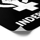 Geluk is onafhankelijk poster (Hoek)