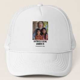 Geluk is Opa zijn van Naam Familie Foto  Trucker Pet