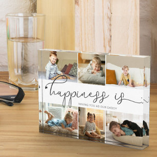 Geluk is   Papa 6 Foto-collage Fotoblokken