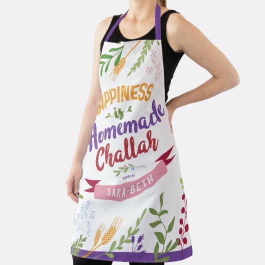 Geluk is Thuisgemaakte Challah ENORM Bloemstuk Schort (Insitu)