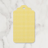 Geluk is zelfgemaakte kerstvakantie cadeaulabels (Achterkant)