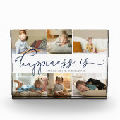 Geluk: jij als onze Grandad 6 Photo Collage Fotoblokken (Voorkant)